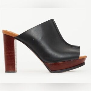 See by Chloé, Leather Mules, Women's Size: 7